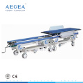 AG-HS004 Medical hospital patient delivery duas peças de conexão cama de transferência de sala de operação